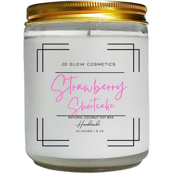 Strawberry Shortcake— 8 ounce Candle